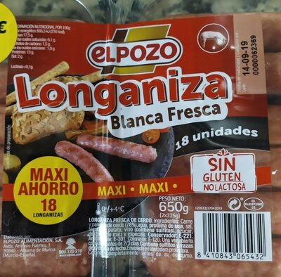 Foto de Longaniza blanca fresca