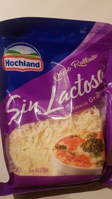 Foto de Queso Rallado (Sin lactosa, sin gluten) Especial gratinar