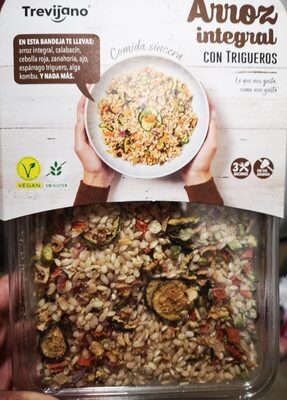 Foto de Arroz integral con trigueros
