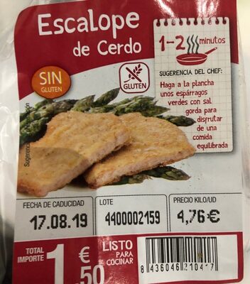 Foto de Escalope de cerdo empanado