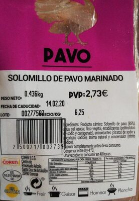 Foto de Solomillo de pavo marinado