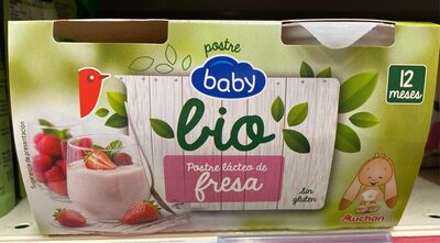Foto de Postre baby bio fresa