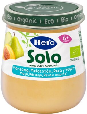 Foto de Manzana melocoton pera y yogur