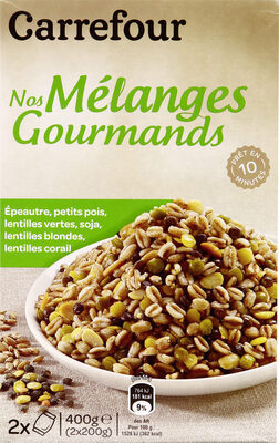 Foto de Epeautre & lentilles Petits pois & soja