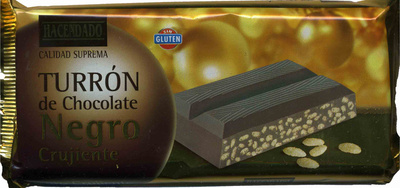 Foto de Turrón de chocolate negro crujiente