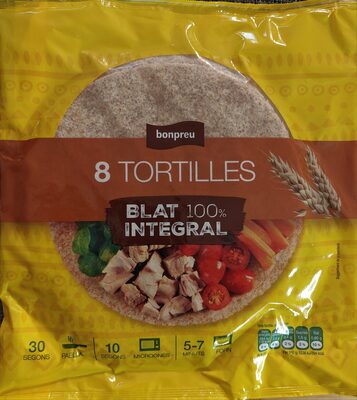 Foto de Tortilla de trigo 100% integral