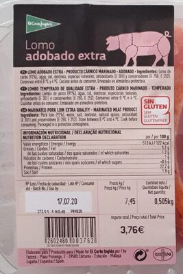 Foto de Lomo adobado extra