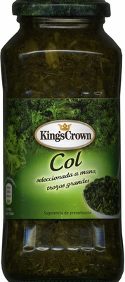 Foto de Col verde en conserva "King's Crown"