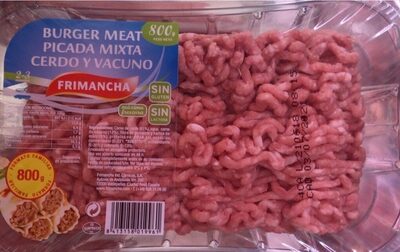 Foto de Burger meat picada mixta cerdo y vacuno