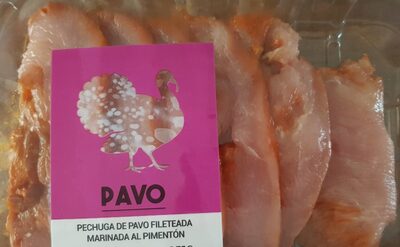 Foto de Pechuga de pavo fileteada marinada al pimento