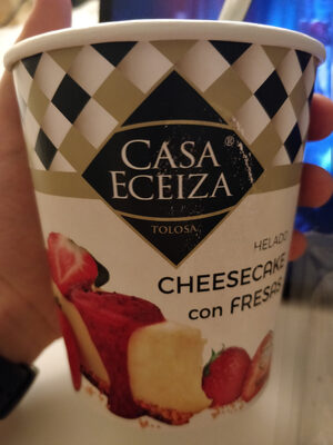 Foto de Helado Cheescake con Fresas