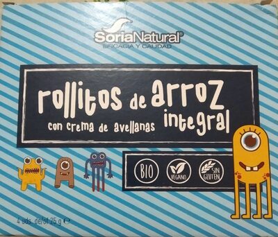 Foto de Rollitos de arroz integral con crema de avellanas
