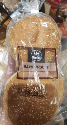 Foto de pan para hamburguesa 4 unidades