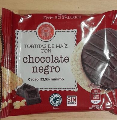 Foto de Tortitas de maíz con chocolate negro