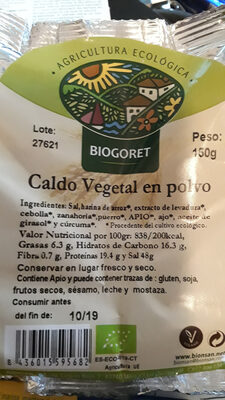 Foto de Caldo vegetal en polvo
