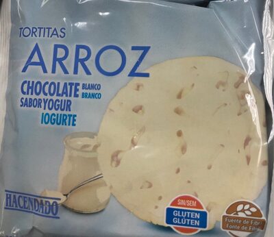 Foto de Tortitas de arroz chocolate blanco sabor yogur