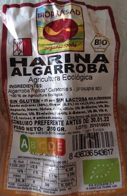 Foto de Harina Algarroba - Agricultura Ecológica