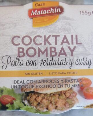 Foto de Cocktail Bombay Pollo con verduras y curry
