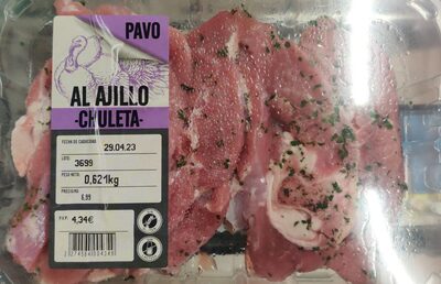 Foto de Chuleta pavo al ajillo