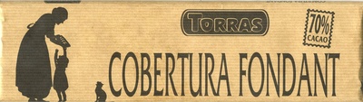 Foto de Tableta de chocolate negro para cobertura 70% cacao