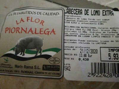 Foto de Cabecera de lomo extra