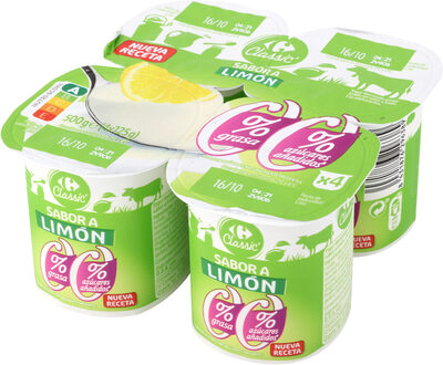 Foto de Yogur sabor limón 00%