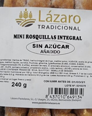 Foto de Mini rosquillas integral