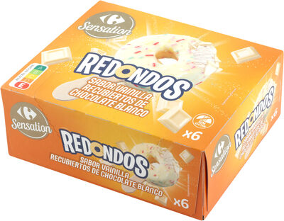 Foto de Redondos sabor vainilla recubiertos de chocolate blanco