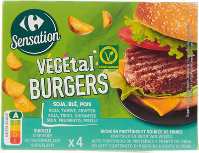Foto de Végétal Burgers Soja, blé, pois