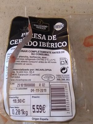 Foto de Presa de cerdo ibérico
