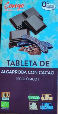 Foto de Tableta de algarroba con cacao ecologico