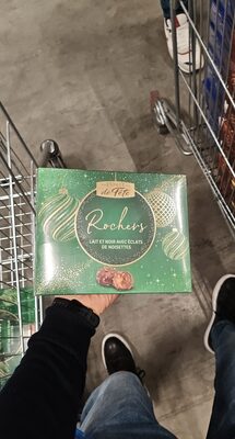 Foto de Rochers lait et noir avec éclats de noisettes