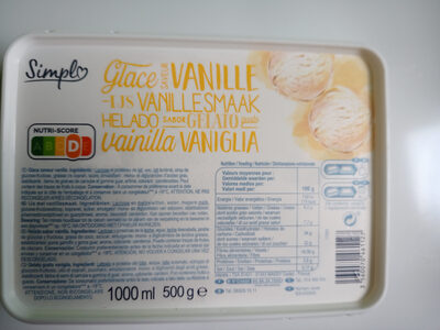 Foto de Helado de vainilla tarrina