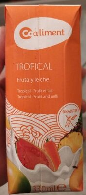 Foto de Tropical fruta y leche