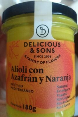 Foto de Alioli con azafrán y naranja