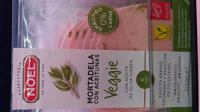 Foto de Mortadela veggie con aceitunas
