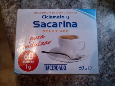 Foto de Edulcorante de mesa a base de ciclamato y sacarina
