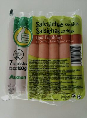 Foto de Salchichas cocidas tipo Frankfurt