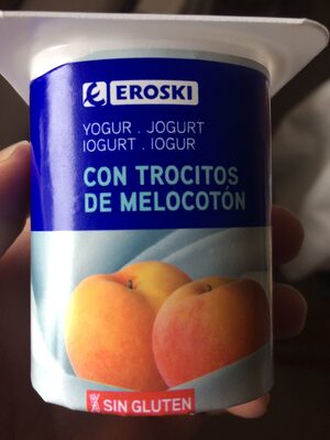 Foto de Yogur con trocitos de melocotón