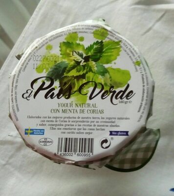 Foto de Yogur natural con menta de Corias