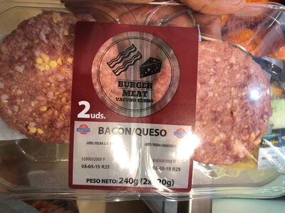 Foto de Hamburguesas de cerdo bacon/queso