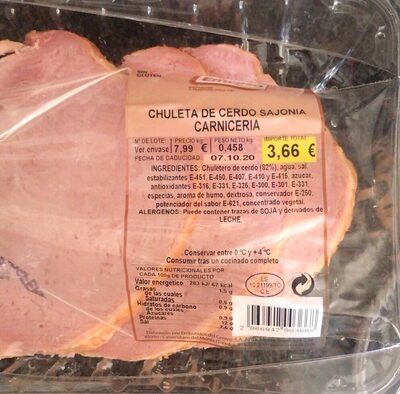 Foto de Chuleta de cerdo sajonia