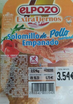 Foto de Solomillo de pollo empanado
