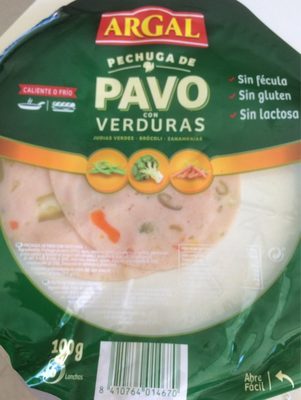 Foto de Pechuga de pavo con verduras