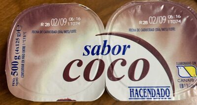Foto de Yogur sabor coco