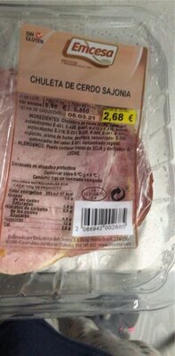 Foto de Chuleta de cerdi sajonia