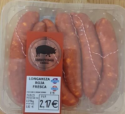 Foto de Longaniza roja fresca