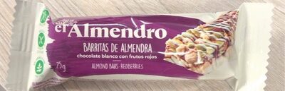 Foto de Barritas de almendra, chocolate blanco con frutos rojos