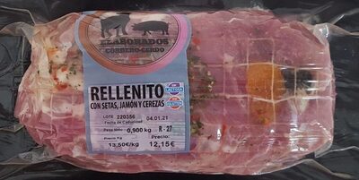 Foto de Rellenito con setas, jamón y cerezas