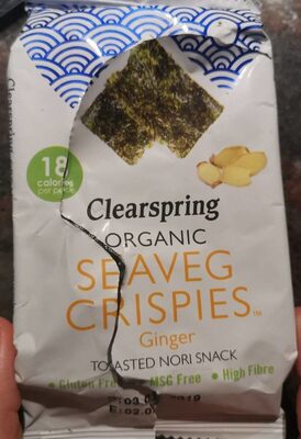 Foto de Organic seaveg Crispies (Ginger)